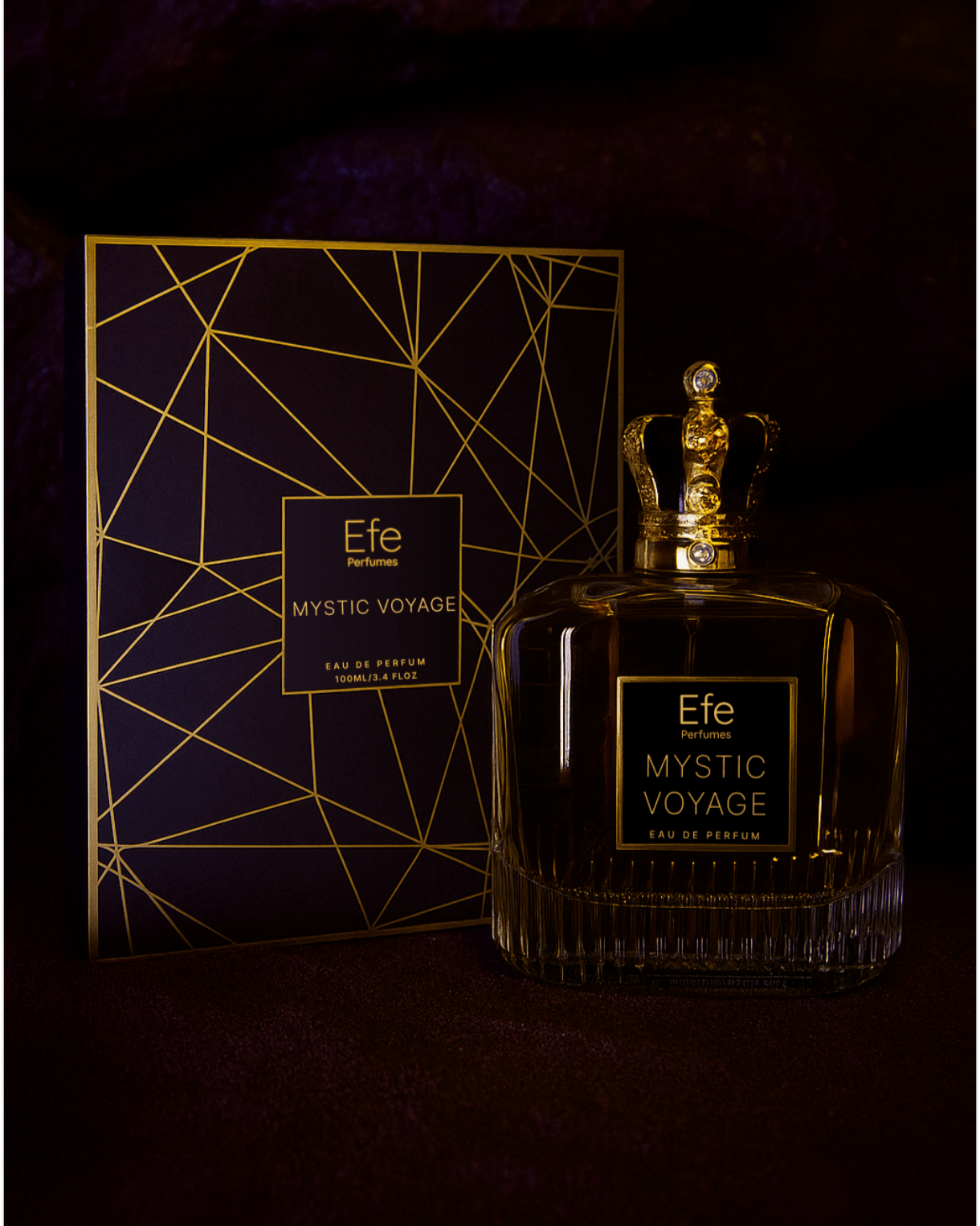 mystic voyage box min Mystic Voyage – Luxurious Oud Perfume by Efe Perfumes